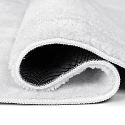 Oval Shaggy Rug - Aranga Super Soft Fur (white)