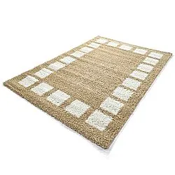 Shaggy rugs - Asilah (beige/white)