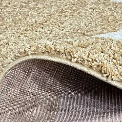 Shaggy rugs - Asilah (beige/white)