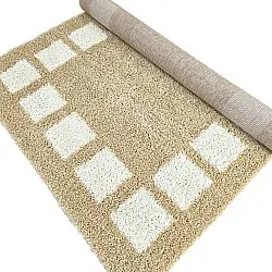 Shaggy rugs - Asilah (beige/white)