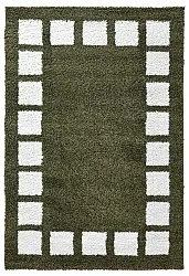Shaggy rugs - Asilah (green/white)