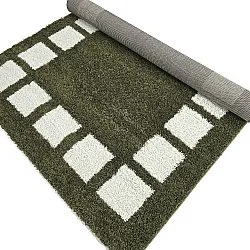 Shaggy rugs - Asilah (green/white)