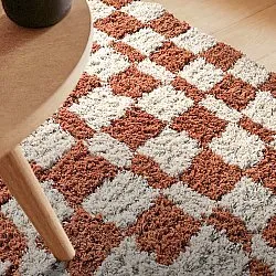 Shaggy rugs - Atrani Natural Cotton Shaggy (orange)