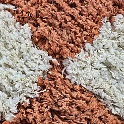 Shaggy rugs - Atrani Natural Cotton Shaggy (orange)
