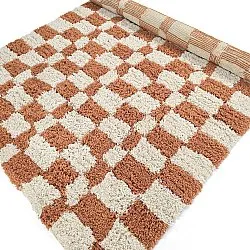 Shaggy rugs - Atrani Natural Cotton Shaggy (orange)