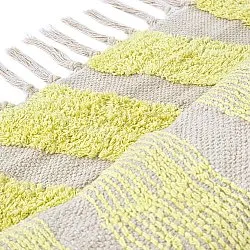 Shaggy rugs - Callista Natural Cotton Shaggy (yellow)