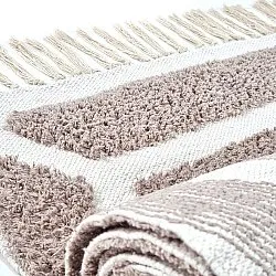 Shaggy rugs - Callista Natural Cotton Shaggy (taupe)