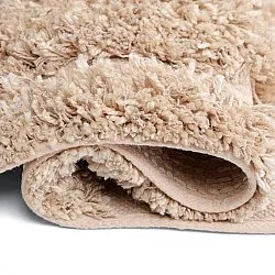 Shaggy rugs - Cazorla Natural Cotton Shaggy (beige)