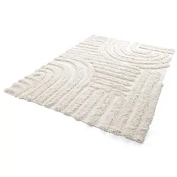 Shaggy rugs - Cazorla Natural Cotton Shaggy (off-white)
