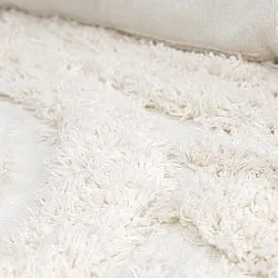 Shaggy rugs - Cazorla Natural Cotton Shaggy (off-white)