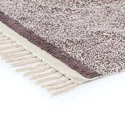 Shaggy rugs - Celina Natural Cotton Shaggy (beige/brown)