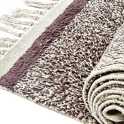 Shaggy rugs - Celina Natural Cotton Shaggy (beige/brown)