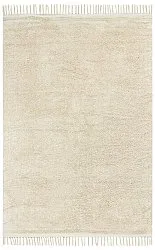 Shaggy rugs - Celina Natural Cotton Shaggy (off white/beige)