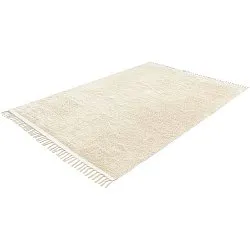 Shaggy rugs - Celina Natural Cotton Shaggy (off white/beige)