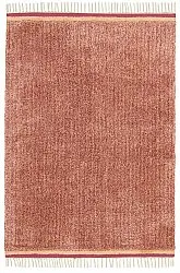 Shaggy rugs - Celina Natural Cotton Shaggy (red)