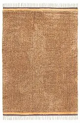 Shaggy rugs - Celina Natural Cotton Shaggy (brown/orange)