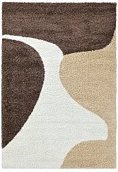 Shaggy rugs - Chiniot (brown/beige/white)