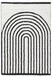 Shaggy rugs - Cluny (white/black)