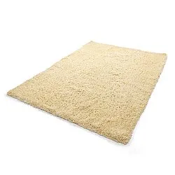 Shaggy rugs - Combarro Solid Cotton Shaggy (light yellow)