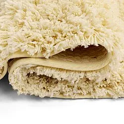 Shaggy rugs - Combarro Solid Cotton Shaggy (light yellow)
