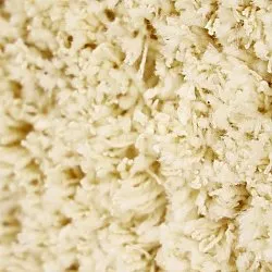 Shaggy rugs - Combarro Solid Cotton Shaggy (light yellow)