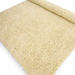 Shaggy rugs - Combarro Solid Cotton Shaggy (light yellow)
