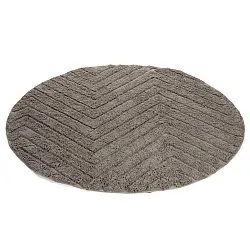 Round rug - Conara Natural Cotton Shaggy (taupe)
