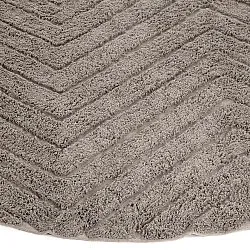 Round rug - Conara Natural Cotton Shaggy (taupe)