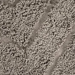 Round rug - Conara Natural Cotton Shaggy (taupe)