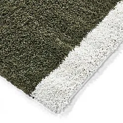 Shaggy rugs - Conques (green/white)