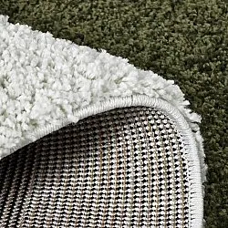 Shaggy rugs - Conques (green/white)