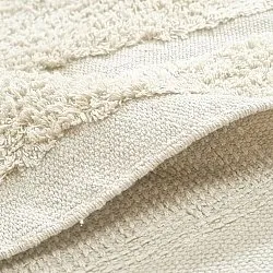 Round rug - Cyrus Natural Cotton Shaggy (off-white)