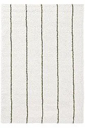 Shaggy rugs - Eze (white/green)
