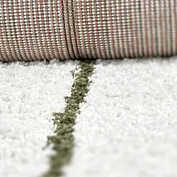 Shaggy rugs - Eze (white/green)