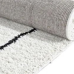 Shaggy rugs - Eze (white/black)
