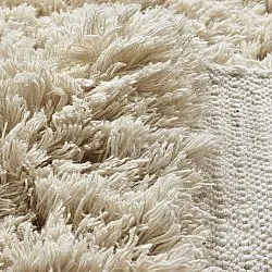 Shaggy rugs - Fassale Hand Woven Wool Shaggy (cream)