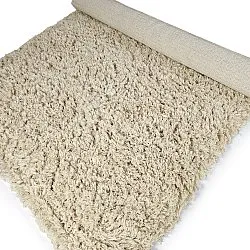 Shaggy rugs - Fassale Hand Woven Wool Shaggy (cream)