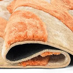 Shaggy rugs - Fergana (cream/orange)