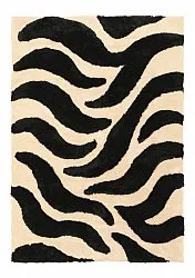 Shaggy rugs - Fergana (cream/black)
