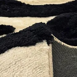Shaggy rugs - Fergana (cream/black)