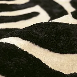 Shaggy rugs - Fergana (cream/black)