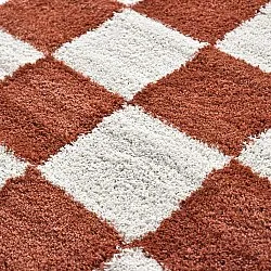 Shaggy rugs - Gordes (orange/white)
