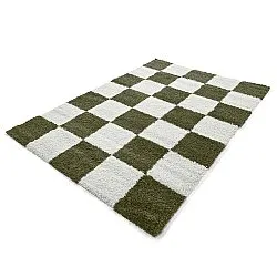 Shaggy rugs - Gordes (green/white)