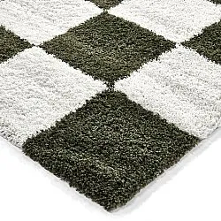 Shaggy rugs - Gordes (green/white)