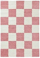 Shaggy rugs - Gordes (pink/white)
