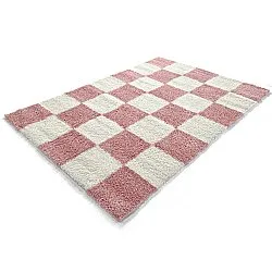 Shaggy rugs - Gordes (pink/white)