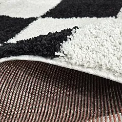 Shaggy rugs - Gordes (black/white)