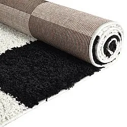 Shaggy rugs - Gordes (black/white)