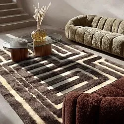 Shaggy rugs - Karbala (beige/brown)