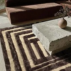 Shaggy rugs - Karbala (beige/brown)